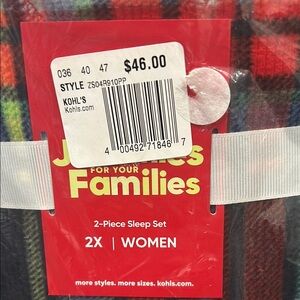 Kohl's Women's 2X 2-Piece Sleep Set